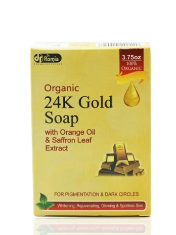 ORGANIC 24K GOLD SOAP – FOR PIGMENTATION & DARK CIRCLES