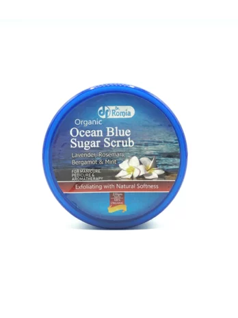 ORGANIC OCEAN BLUE SUGAR SCRUB 220gm – SUPER BEST MANICURE & PEDICURE AT HOME