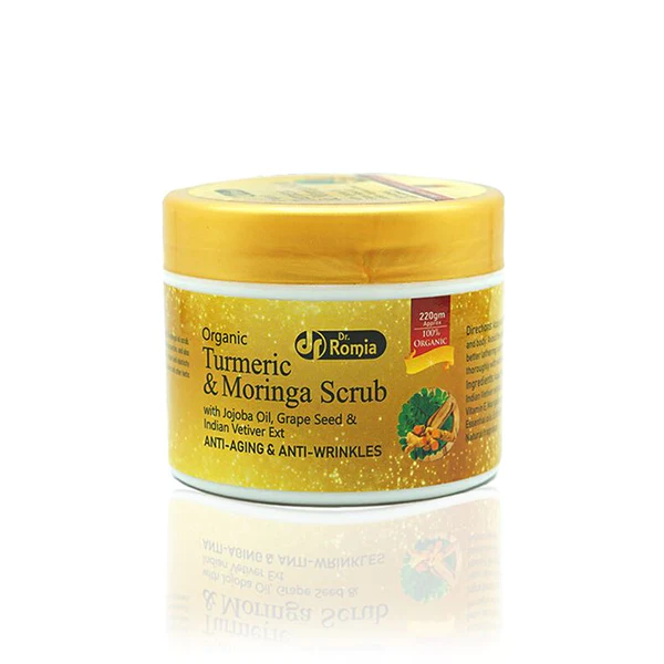 ORGANIC TURMERIC and MORINGA SCRUB