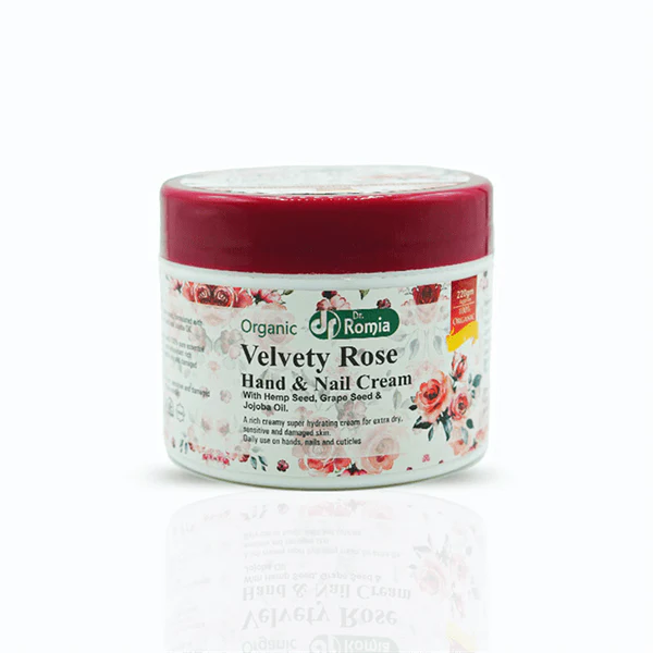 ORGANIC VELVETY ROSE HAND AND NAIL CREAM