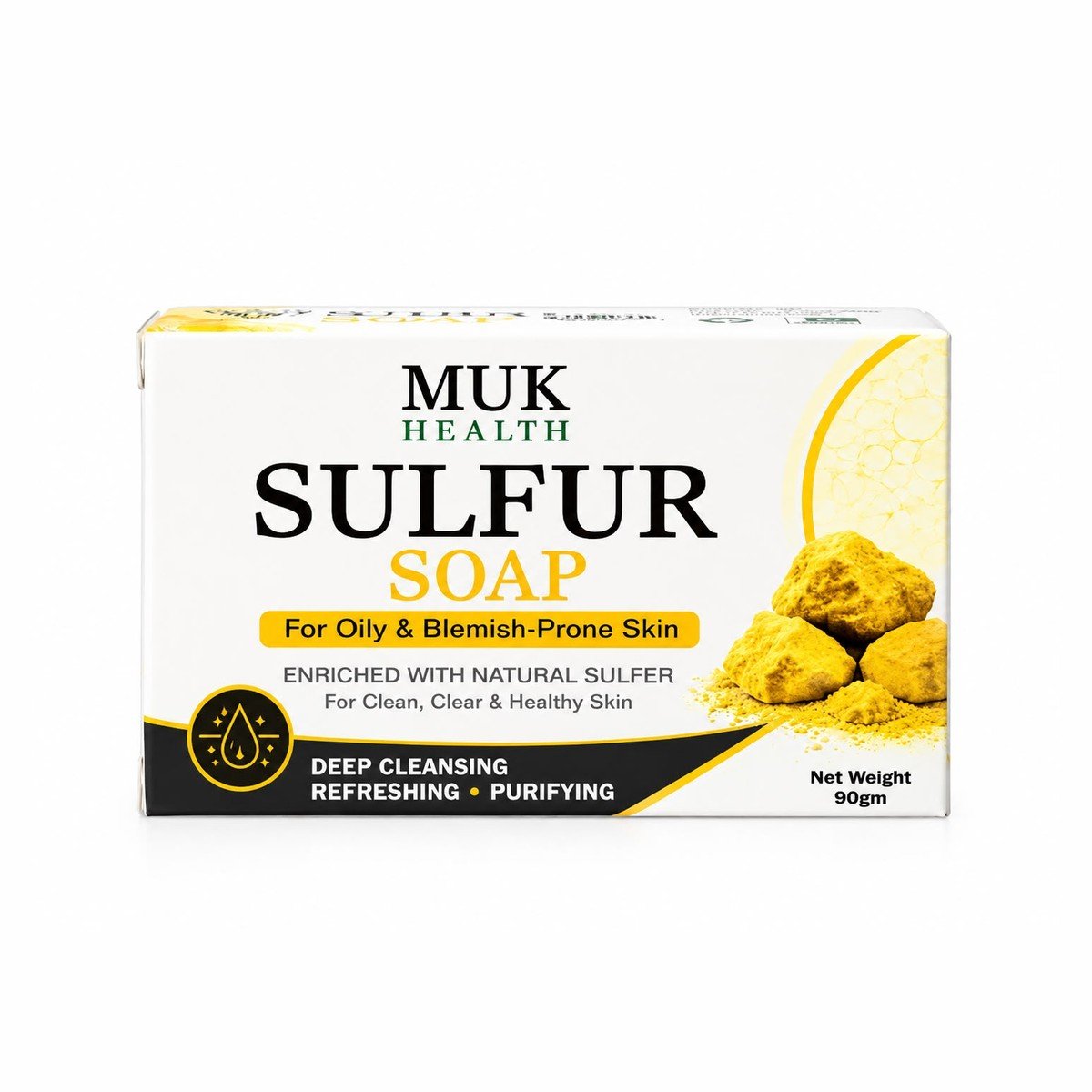 MUK Health Sulfur Soap 90g